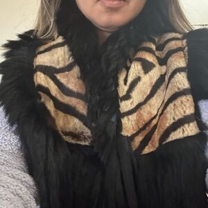 Salvatore Ferragamo Genuine Fur Scarf